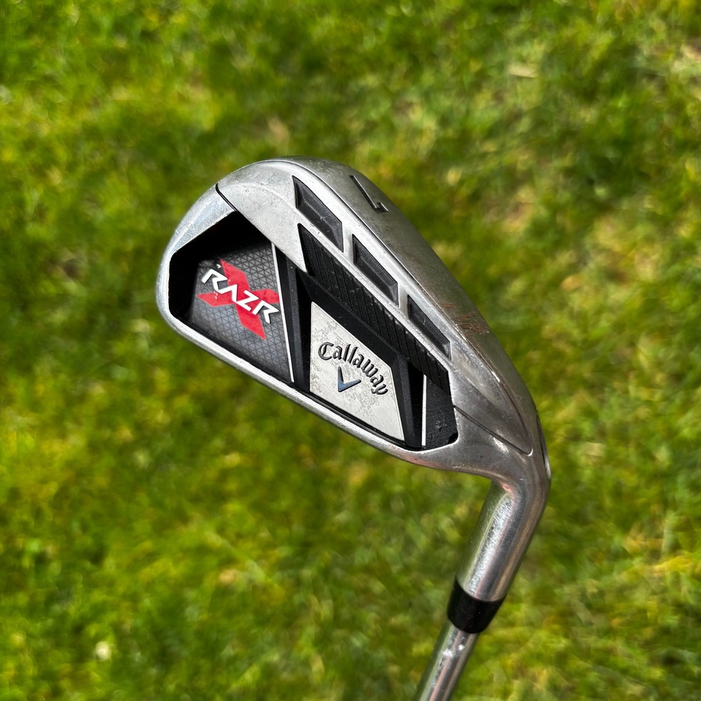 Callaway RAZR X Single 7 Iron Steel Shaft Right Handed Golf Club